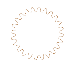 Cylindrical gear